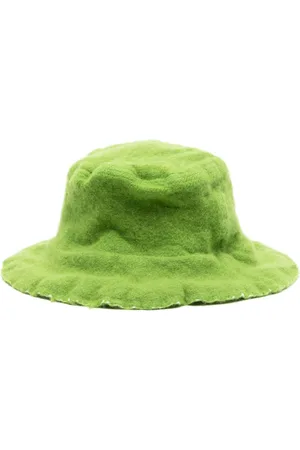 Comme des Garçons Distressed wool-blend bucket hat