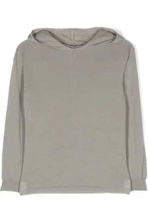 Rick Owens Fine-knit virgin wool hoodie