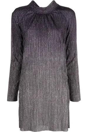 TALBOT RUNHOF Metallic-threading minidress