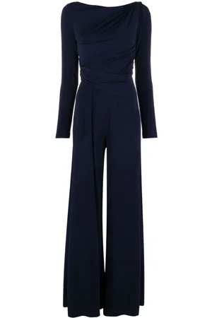 TALBOT RUNHOF Gathered wide-leg jumpsuit