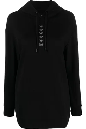 EA7 Logo Series drawstring hoodie