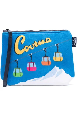 MC2 SAINT BARTH Aline Wooly cable-print pouch