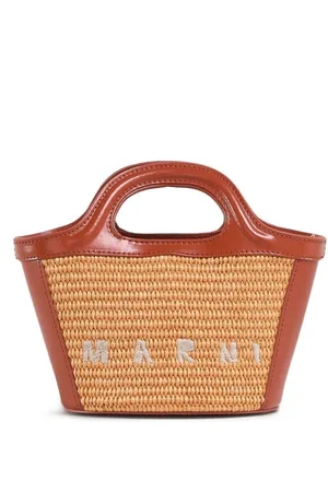 Marni Tropicalia raffia mini bag
