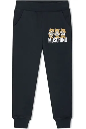 Moschino Logo-print cotton track pants