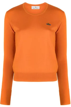 Vivienne Westwood Orb-embroidered virgin-wool jumper