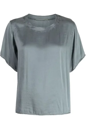 TRANSIT Panelled satin T-shirt