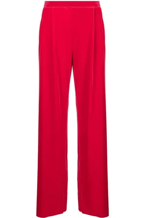 Amazuìn Straight-leg velvet trousers