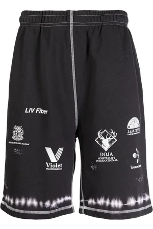 Children Of The Discordance Graphic-print elasticated-waistband shorts