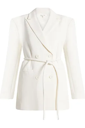 Shona Joy Amura belted double-breasted blazer minidress