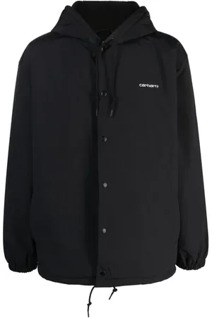 Carhartt Coach logo-embroidered hooded jacket