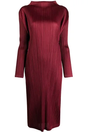 PLEATS PLEASE ISSEY MIYAKE October pleated midi dress