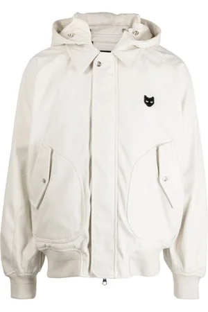 SONGZIO Panther-patch hooded jacket