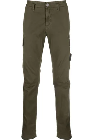 Stone Island Compass-appliqué cargo trousers