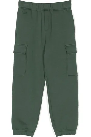 Lacoste Logo-embossed flannel track pants