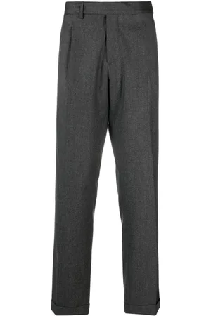 BRIGLIA Tailored felted trousers