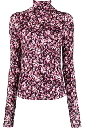 Marant Etoile Lou high-neck floral-print top