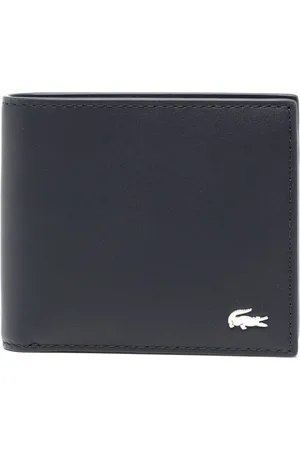 Lacoste Logo-plaque leather wallet