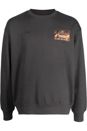 Musium Div. Logo-print crew-neck sweatshirt
