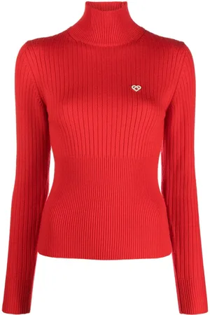 Casablanca Logo-appliqué wool jumper