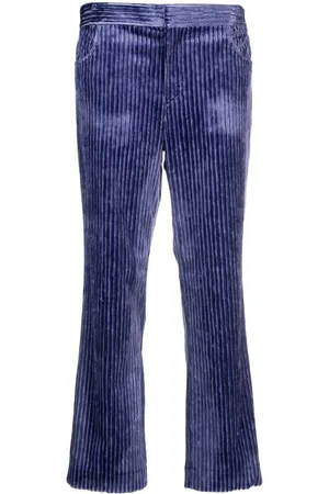 Isabel Marant Mid-rise corduroy cropped trousers
