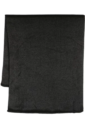 JULIUS Ribbed circular-design scarf