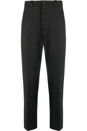 Dolce & Gabbana Herringbone-pattern tapered trousers