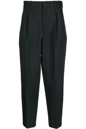 Quira Pleated virgin-wool tailored trousers