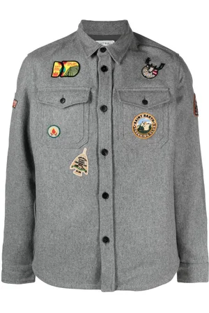 MC2 SAINT BARTH Multi-patch button-down shirt jacket