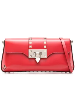 VALENTINO GARAVANI Rockstud leather shoulder bag
