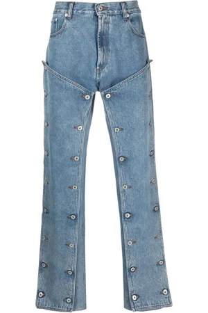 Y / PROJECT Snap-off straight-leg jeans