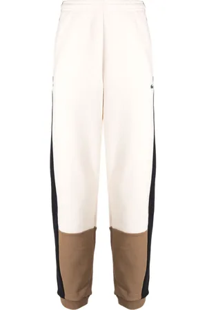 Lacoste Logo-embroidered colour-block track pants