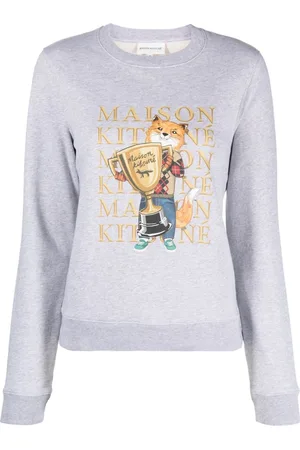 Maison Kitsuné Fox Champion cotton sweatshirt