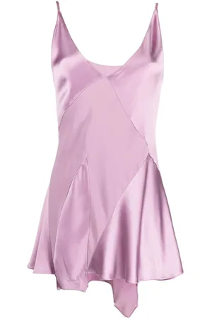 Maison Margiela Panelled satin minidress
