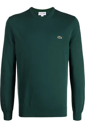 Lacoste Logo-embroidered cotton jumper