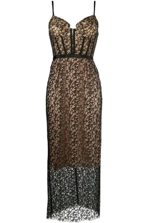 Simkhai Ruth lace-detailing midi dress