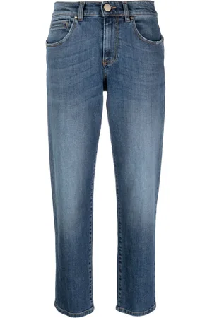 LORENA ANTONIAZZI Mid-rise cropped jeans