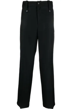 PAURA Pressed-crease straight-leg trousers
