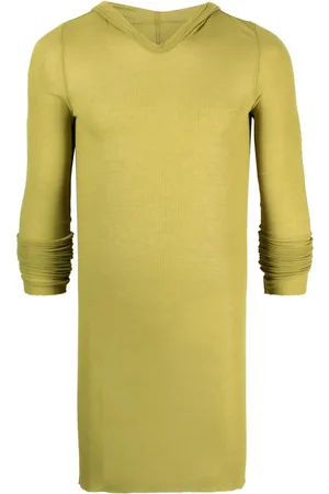 Rick Owens Luxor hooded ribbed jumper