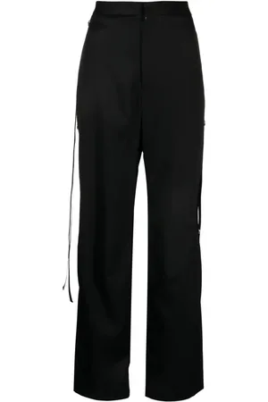 R13 Articulated tuxedo trousers