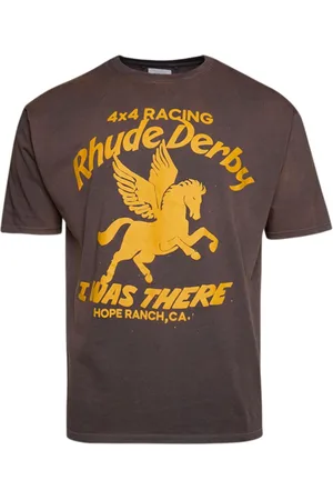 Rhude Derby logo-print T-shirt