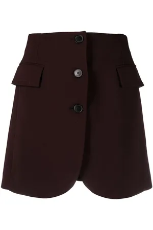 Lanvin Tailored wool blend miniskirt