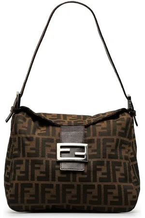 Mini Bags  Fendi Womens Shell Brown Ff Fabric Pochette > All Philippines