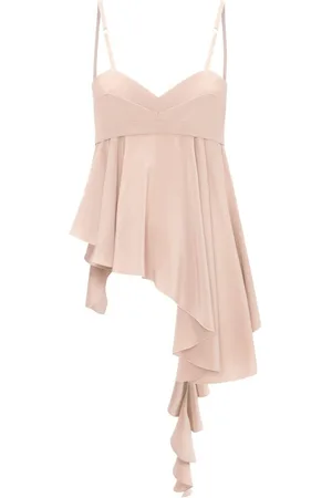 Victoria Beckham Ruffle-detailing silk top