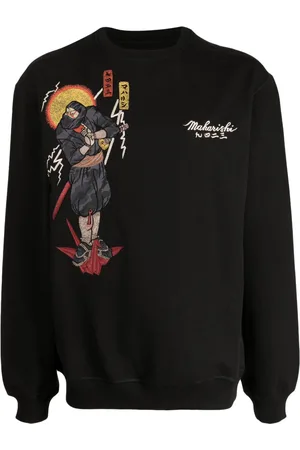 Maharishi Shinobi logo-embroidered sweatshirt