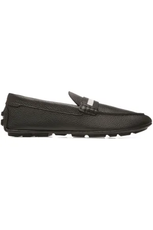 Bally Karlos pebbled leather loafers