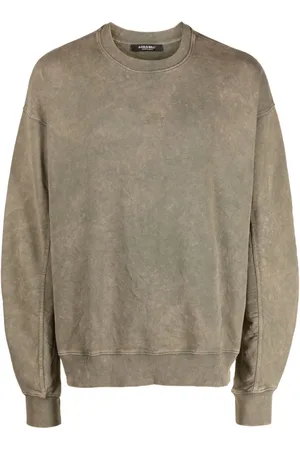 A-cold-wall* Uniform Crewneck gathered cotton sweatshirt