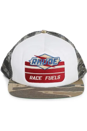 Rhude Logo-embroidered camouflage-print cap