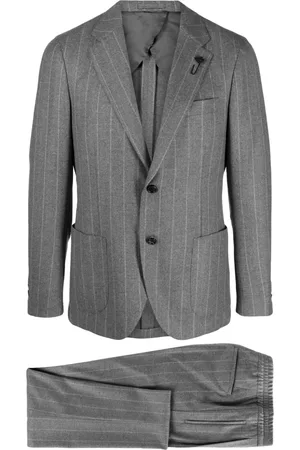 LARDINI Single-breasted pinstripe suit
