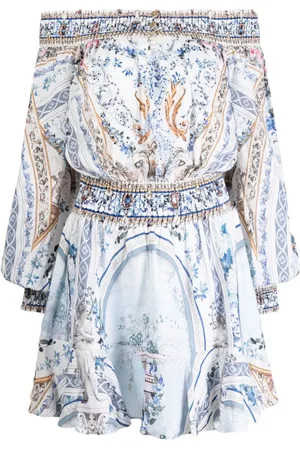 Camilla Season of the Siren linen minidress
