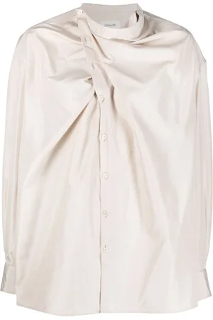 LEMAIRE Draped silk shirt